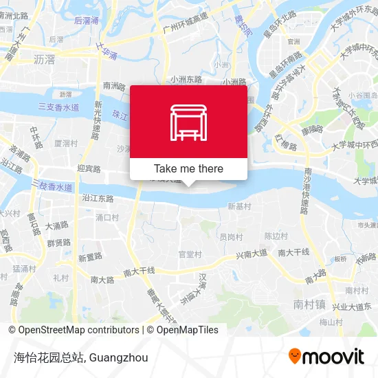 海怡花园总站 map