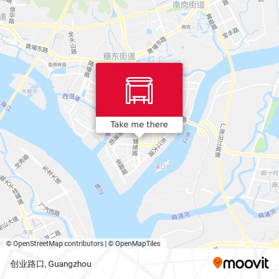 创业路口 map