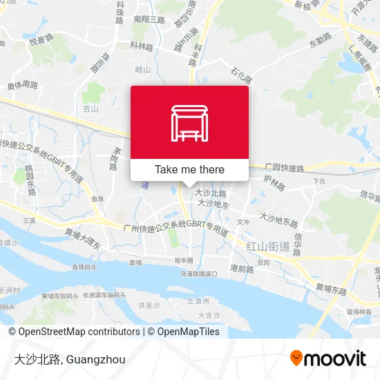 大沙北路 map