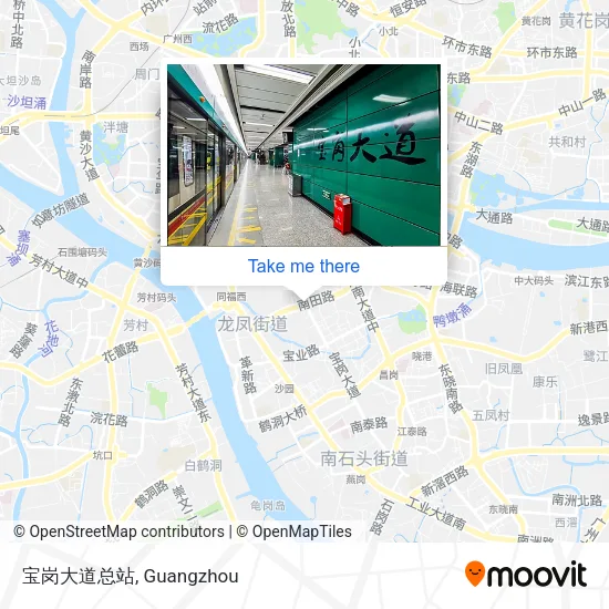 宝岗大道总站 map