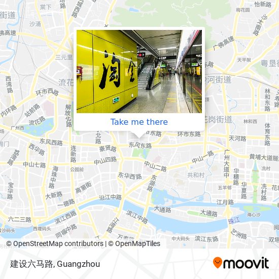 建设六马路 map