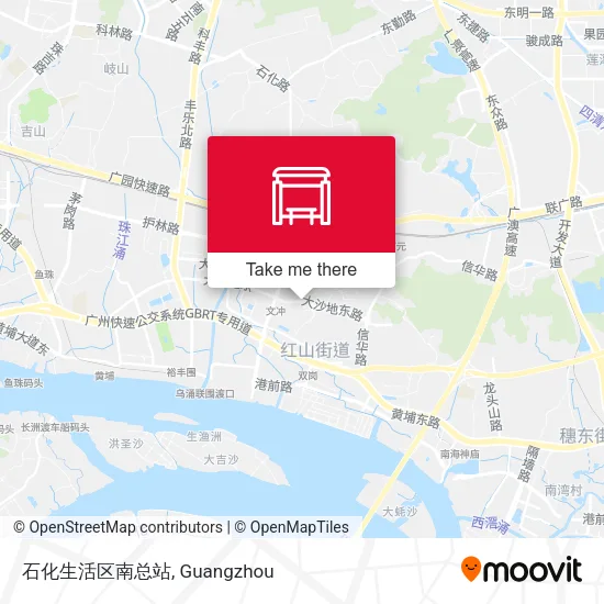 石化生活区南总站 map