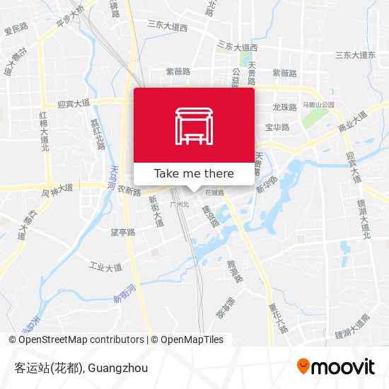 客运站(花都) map