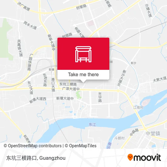 东坑三横路口 map
