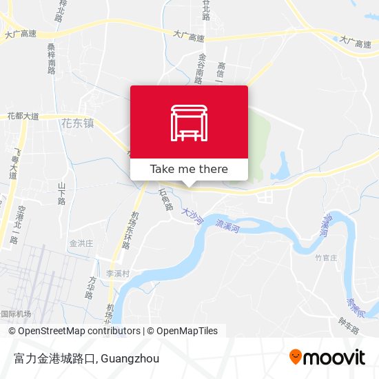 富力金港城路口 map