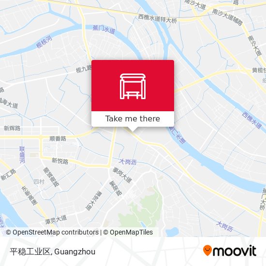 平稳工业区 map