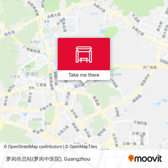 萝岗街总站(萝岗中医院) map