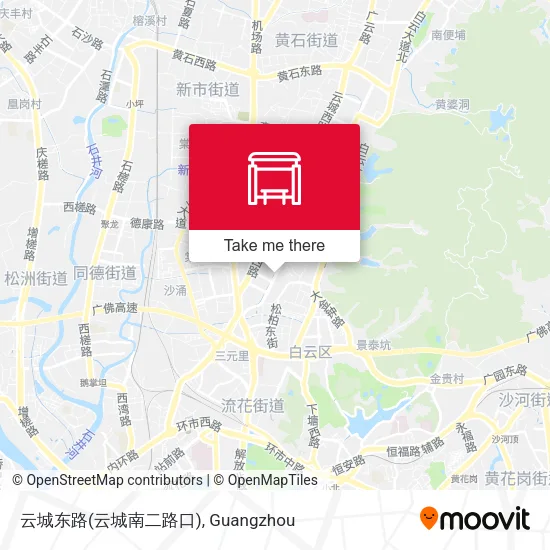 云城东路(云城南二路口) map