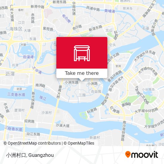 小洲村口 map