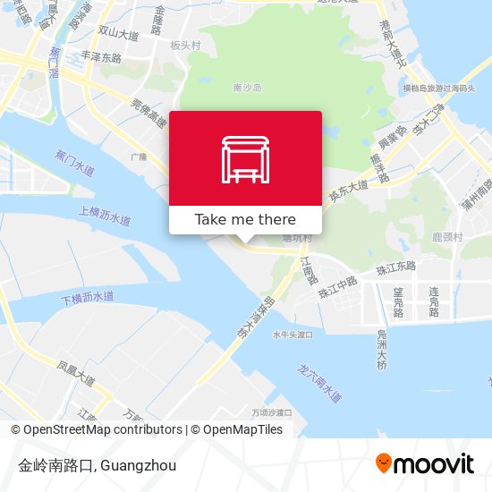 金岭南路口 map