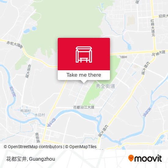 花都宝井 map