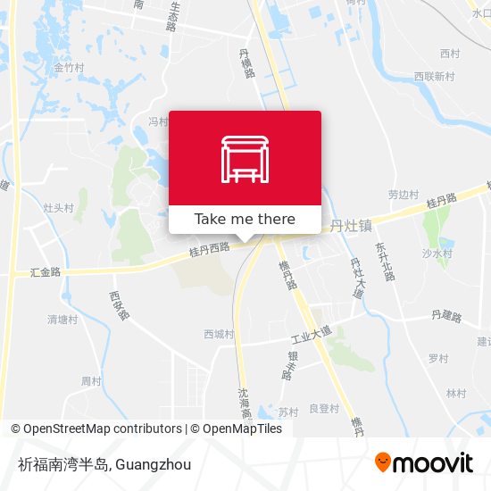 祈福南湾半岛 map