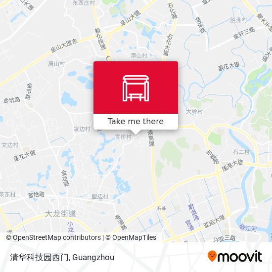 清华科技园西门 map
