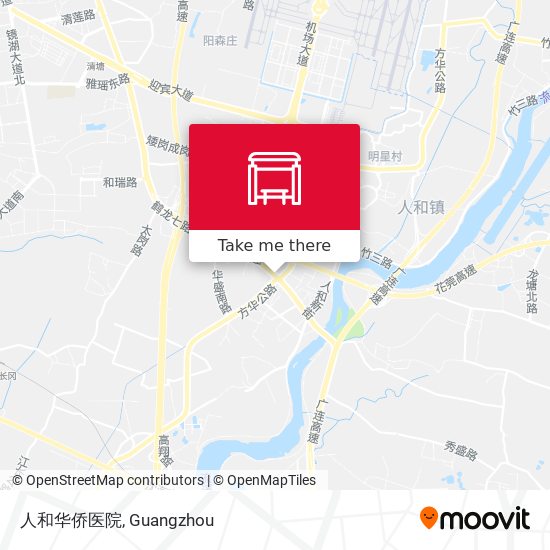人和华侨医院 map