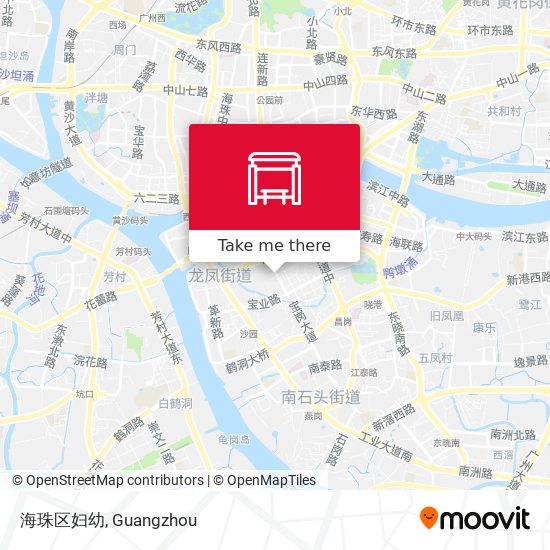 海珠区妇幼 map