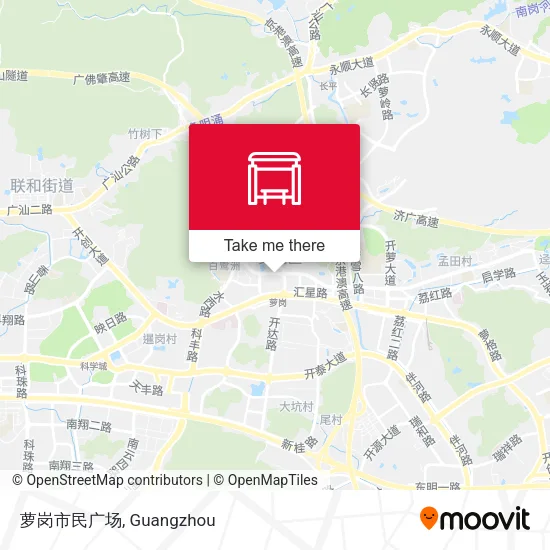 萝岗市民广场 map