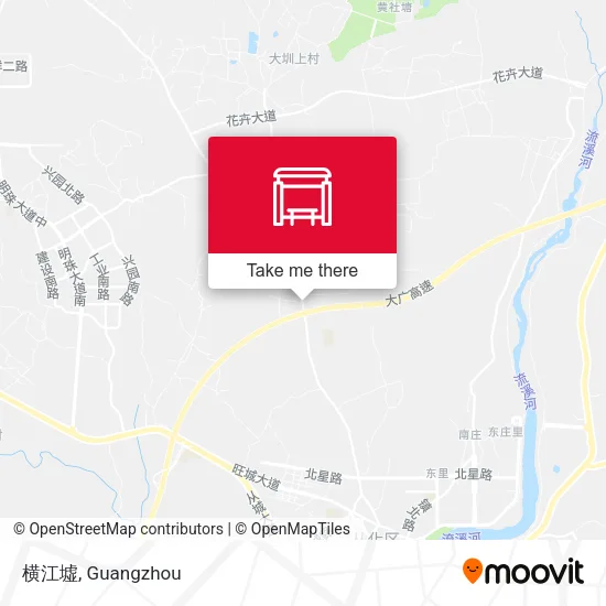 横江墟 map