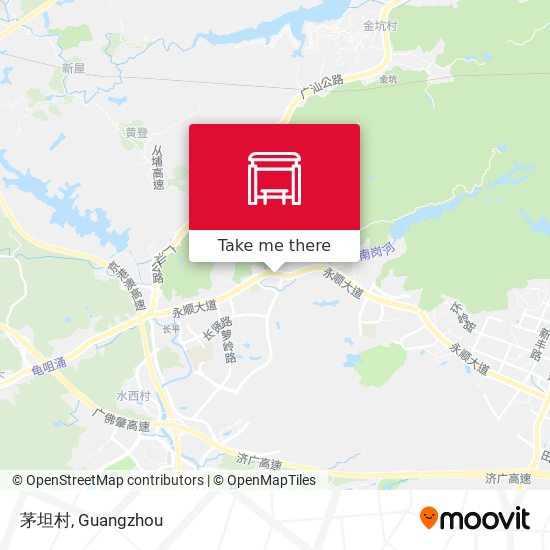 茅坦村 map