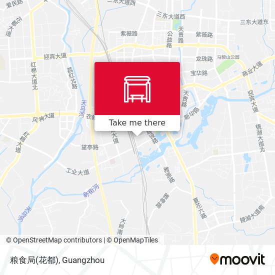 粮食局(花都) map