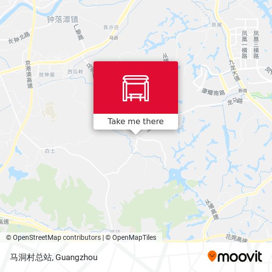马洞村总站 map