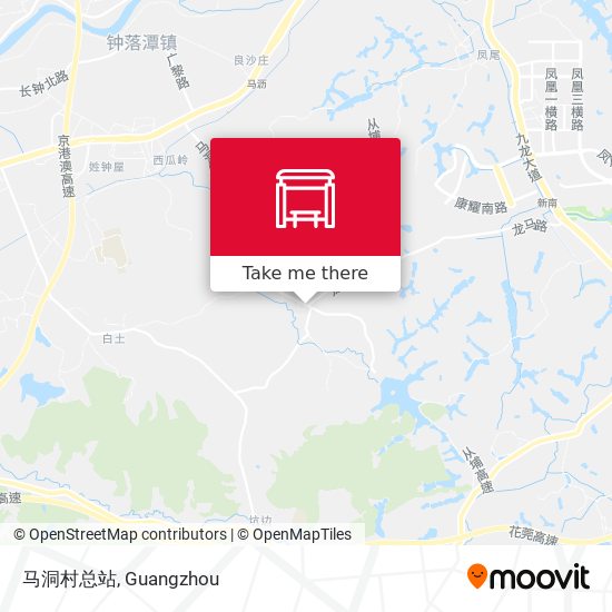 马洞村总站 map