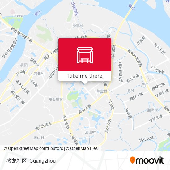 盛龙社区 map