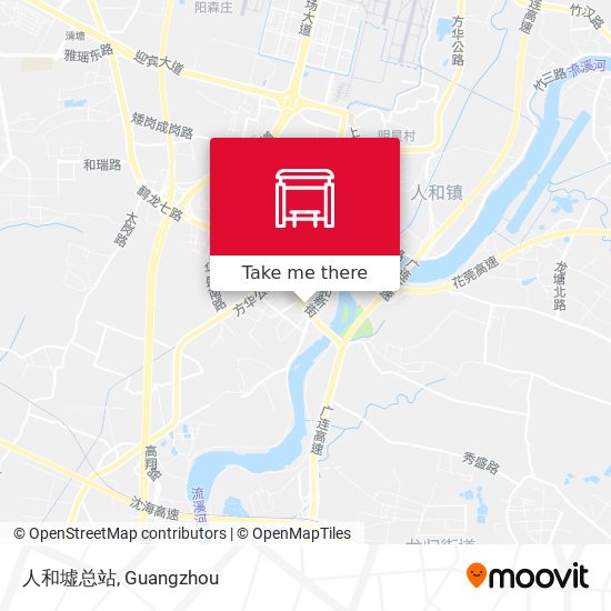 人和墟总站 map