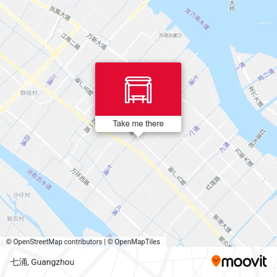 七涌 map