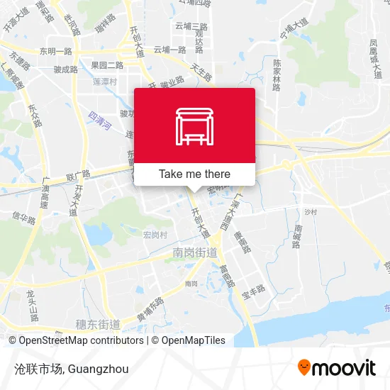 沧联市场 map