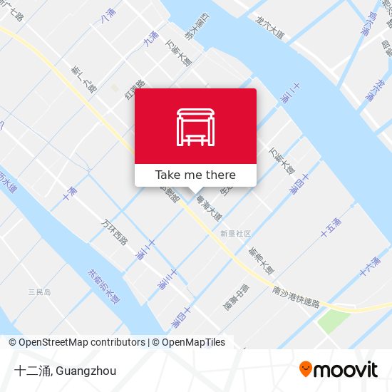 十二涌 map