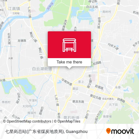 七星岗总站(广东省煤炭地质局) map