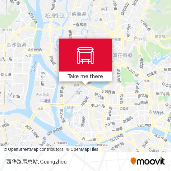 西华路尾总站 map