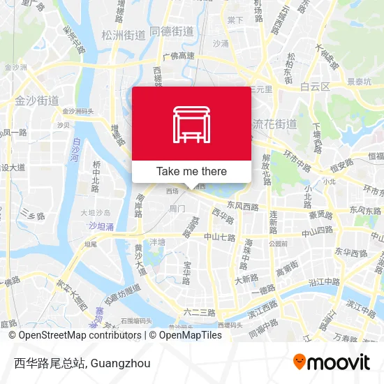 西华路尾总站 map