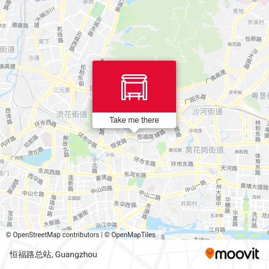 恒福路总站 map