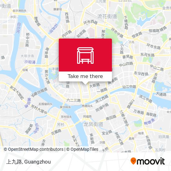 上九路 map