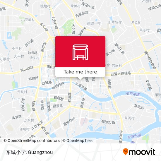 东城小学 map