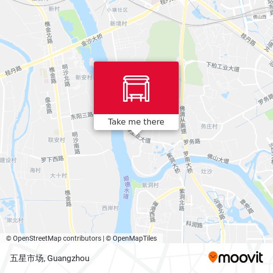 五星市场 map
