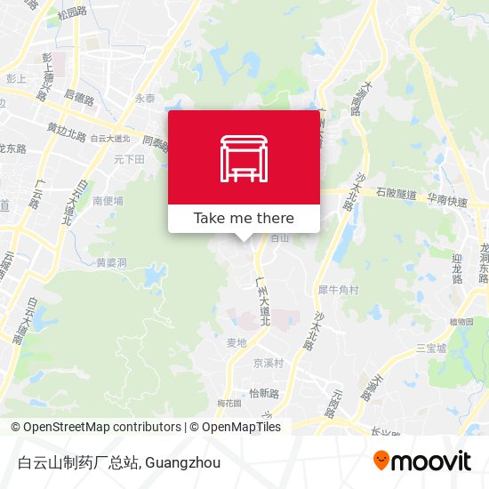 白云山制药厂总站 map