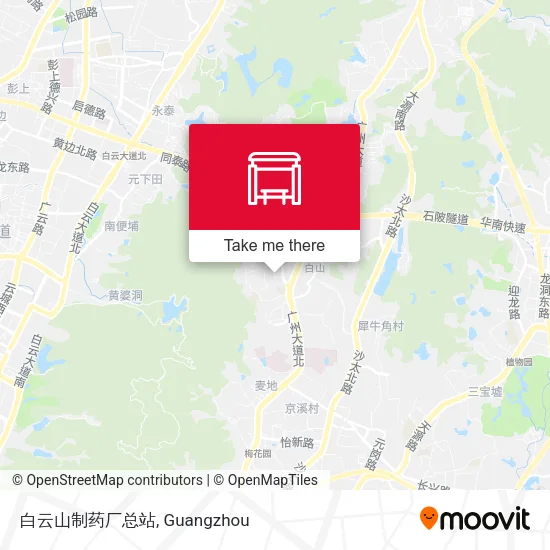 白云山制药厂总站 map
