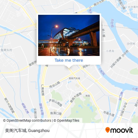 黄阁汽车城 map