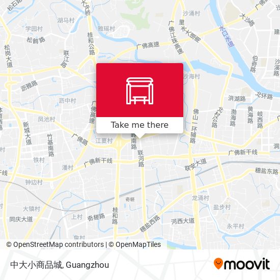 中大小商品城 map