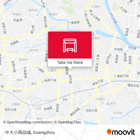 中大小商品城 map