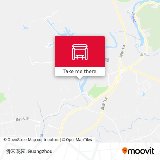 侨宏花园 map