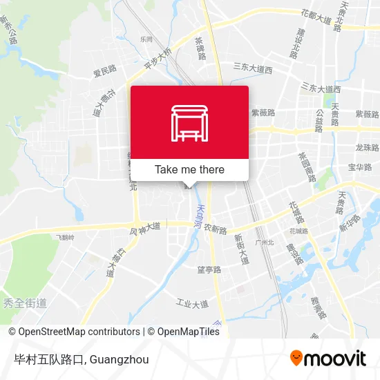 毕村五队路口 map