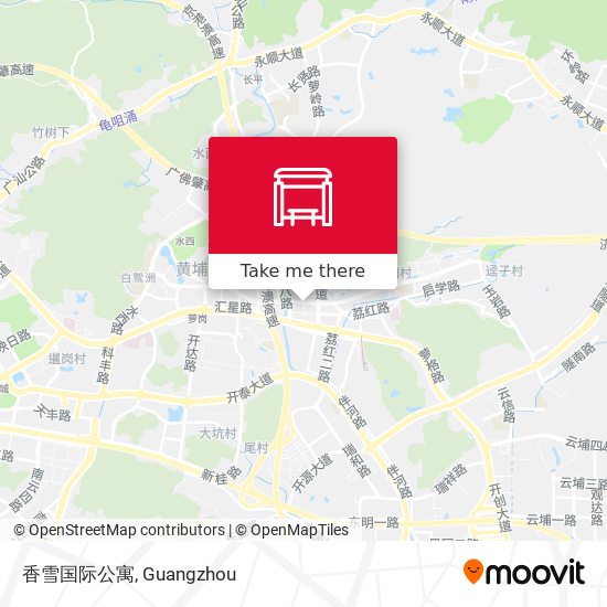 香雪国际公寓 map