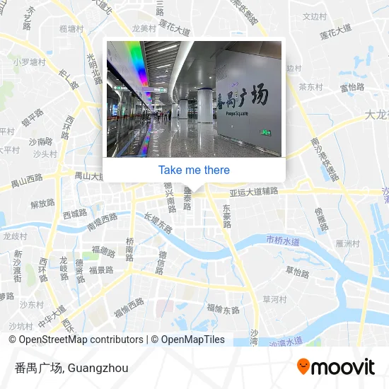 番禺广场 map