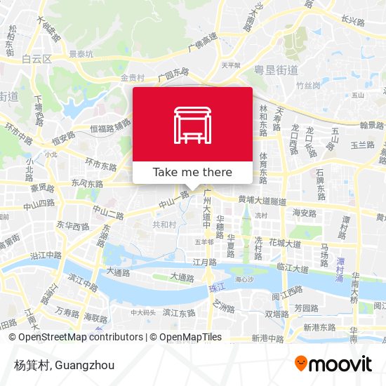 杨箕村 map