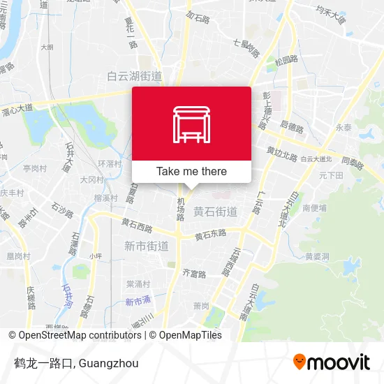 鹤龙一路口 map