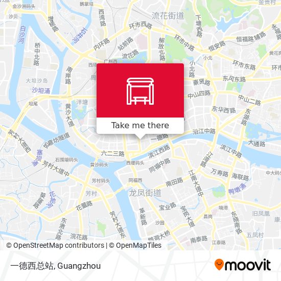 一德西总站 map