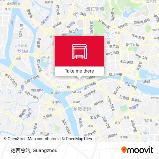 一德西总站 map